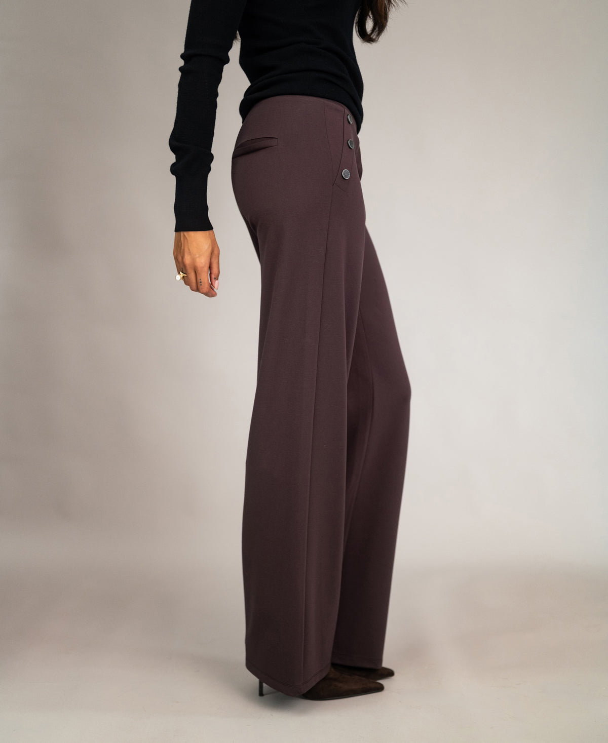 Reisehose LA NOAN Deluxe Bitterschoko