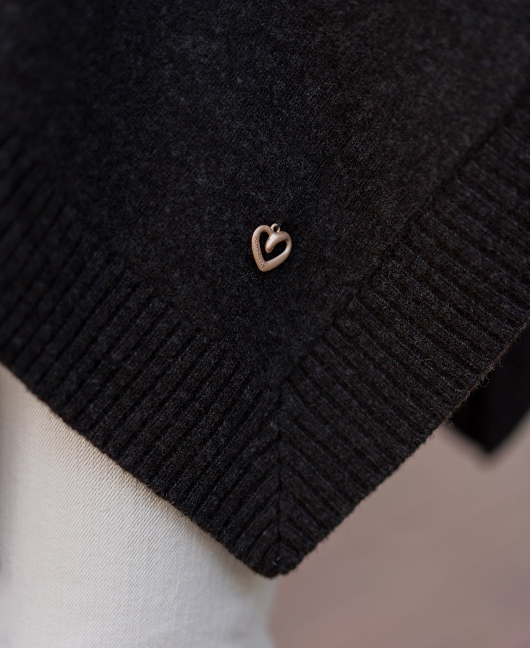 Merino wool LA PONCHO Coffee