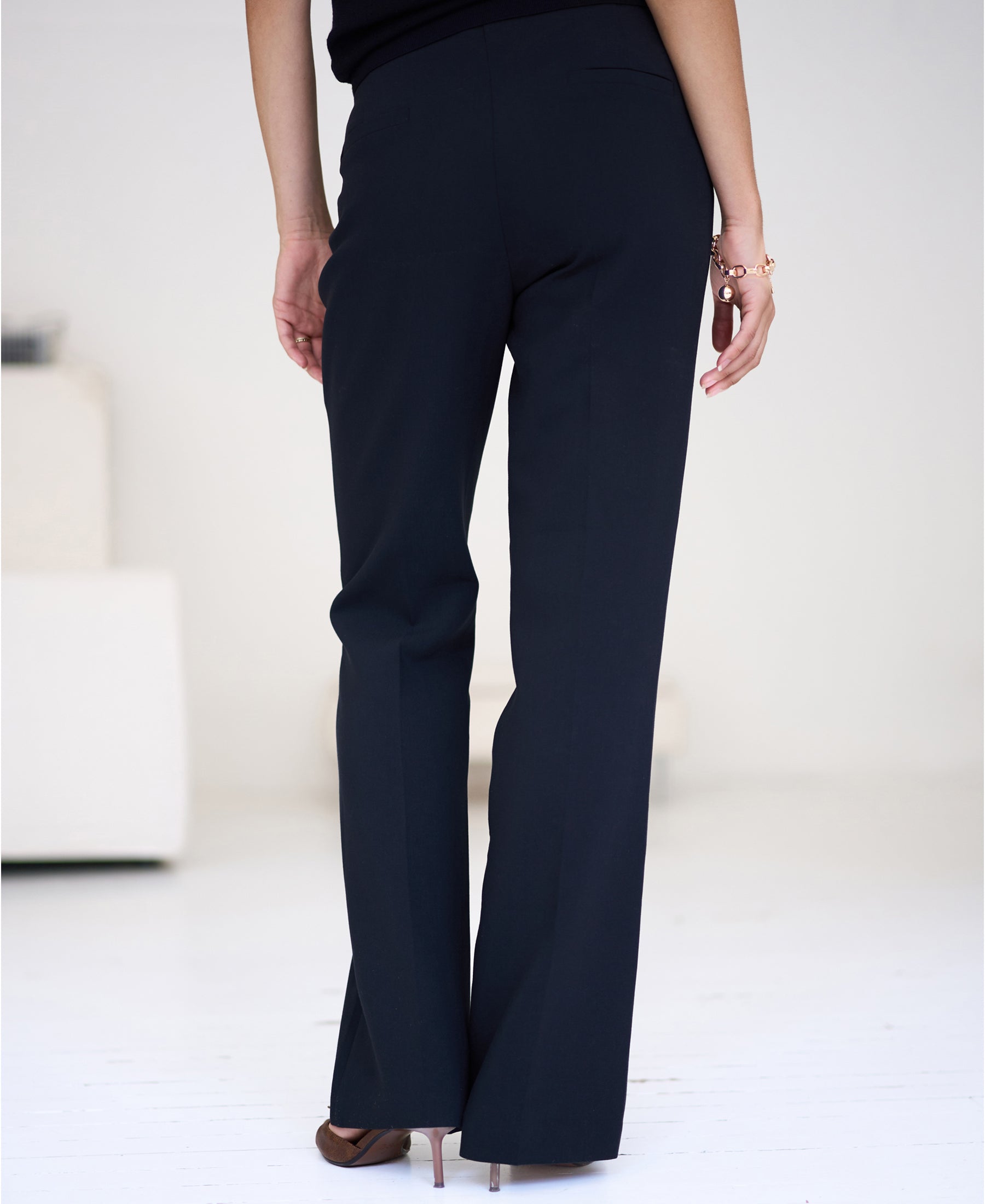 Flared trousers LE QUARTIER Dark Blue
