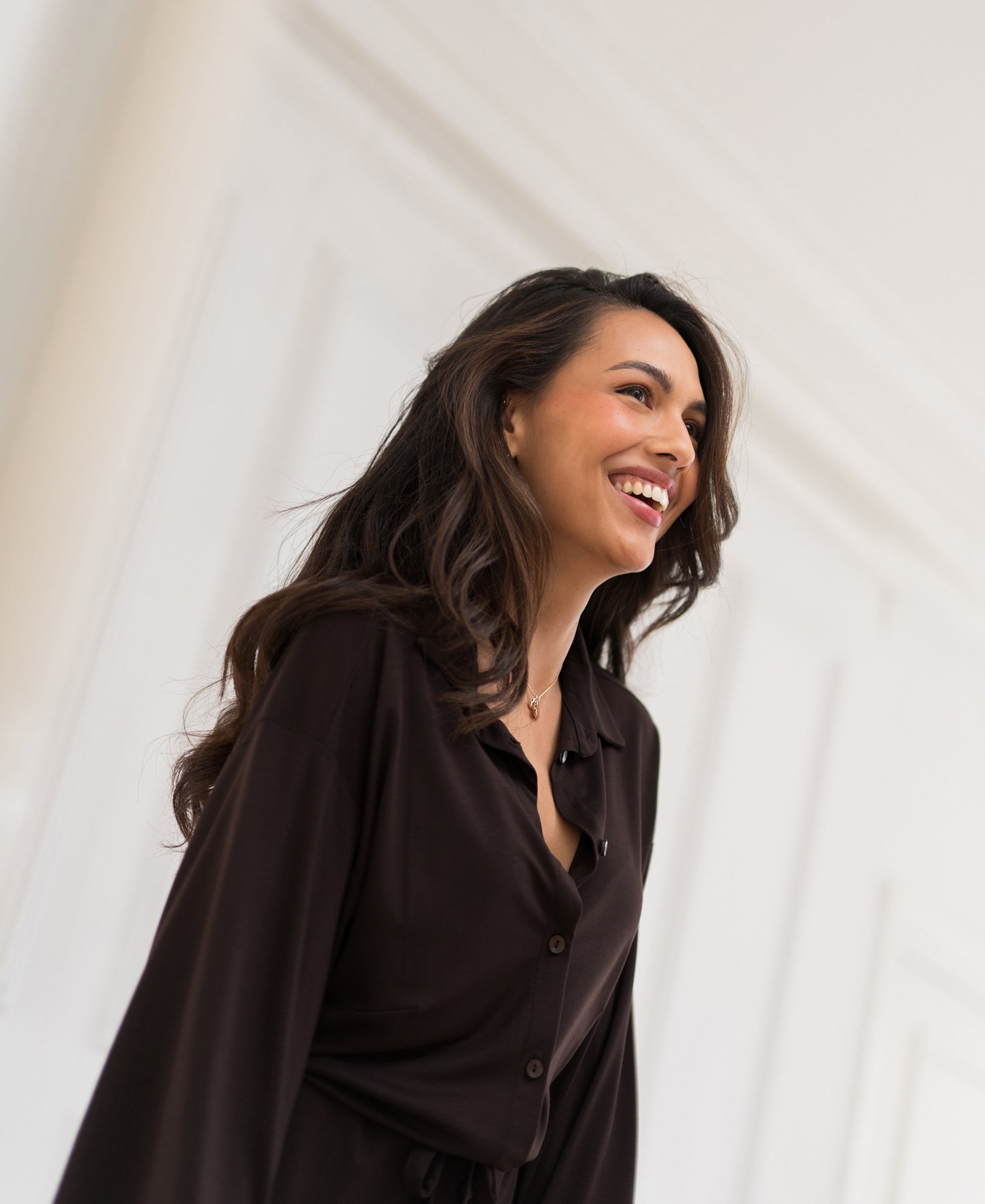 Langes Kleid LE RAPHAEL Pure Choco