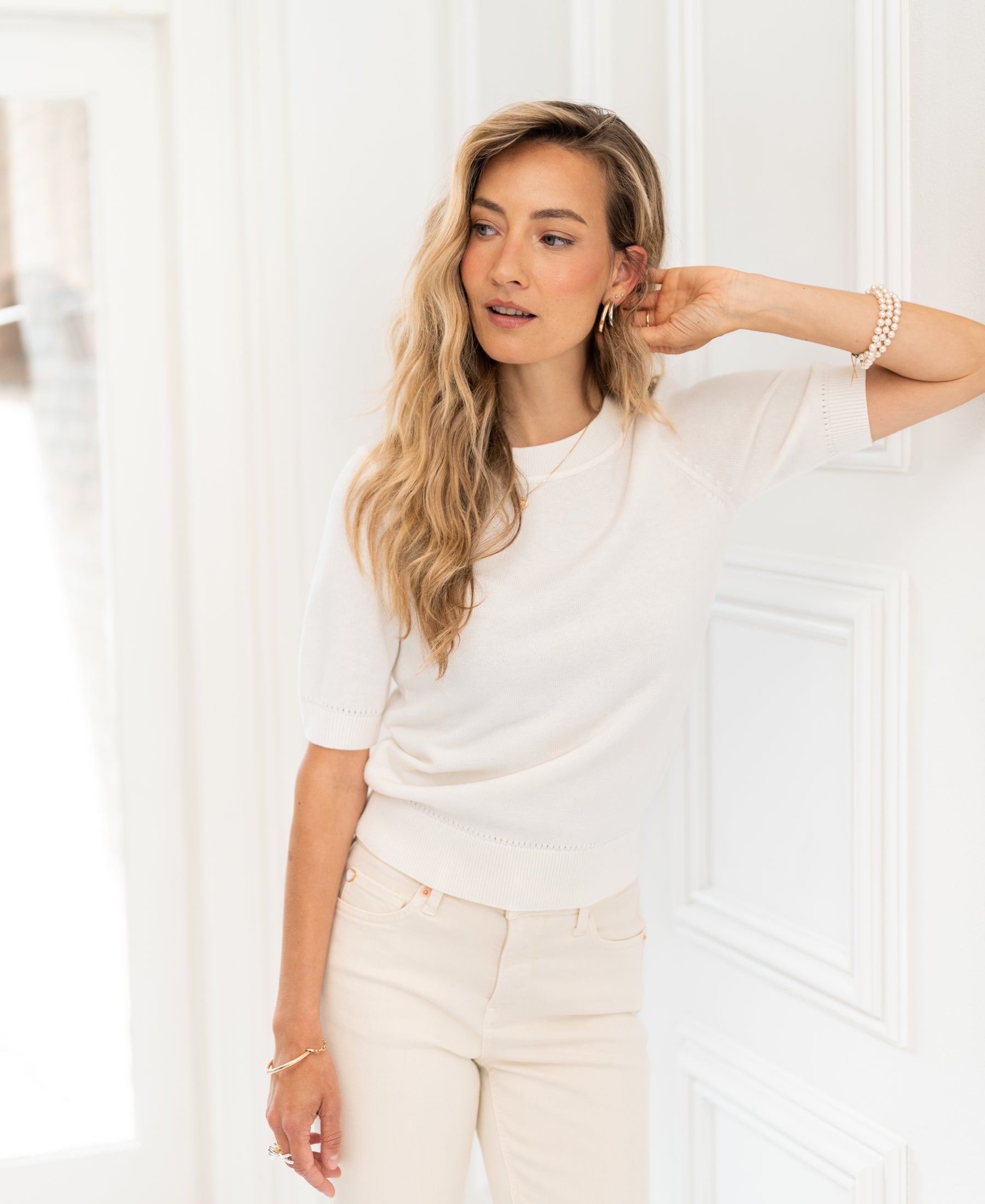 Trui LA REVE Roomwit