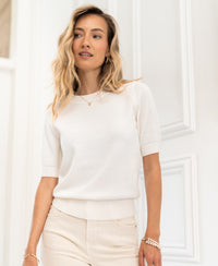 Trui LA REVE Roomwit