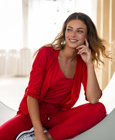 Slanted top LA NADINE Red