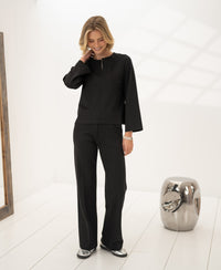 Pinstripe top LE SAINT Pure choco