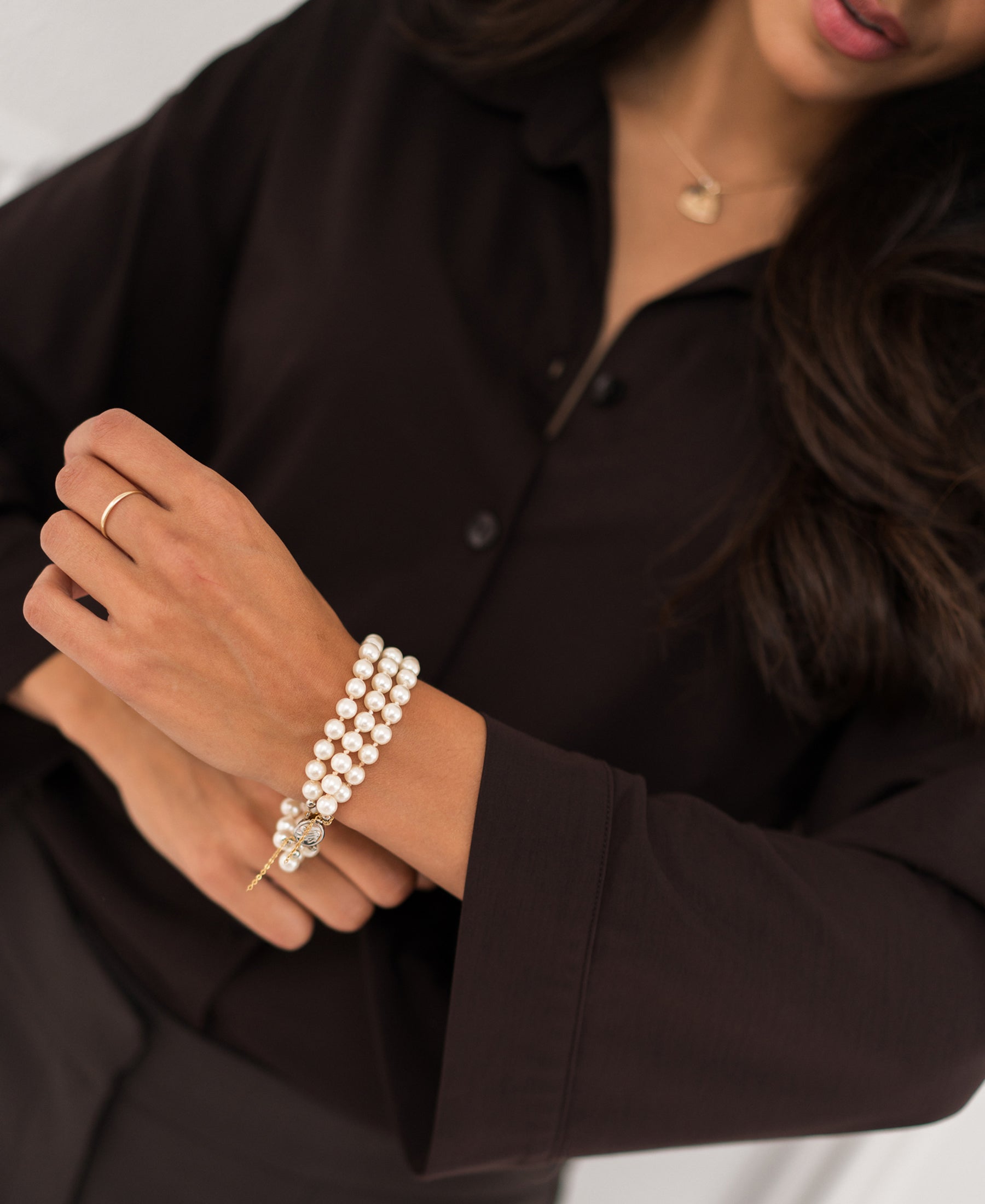 Travelblouse LA SILVIE Pure Choco