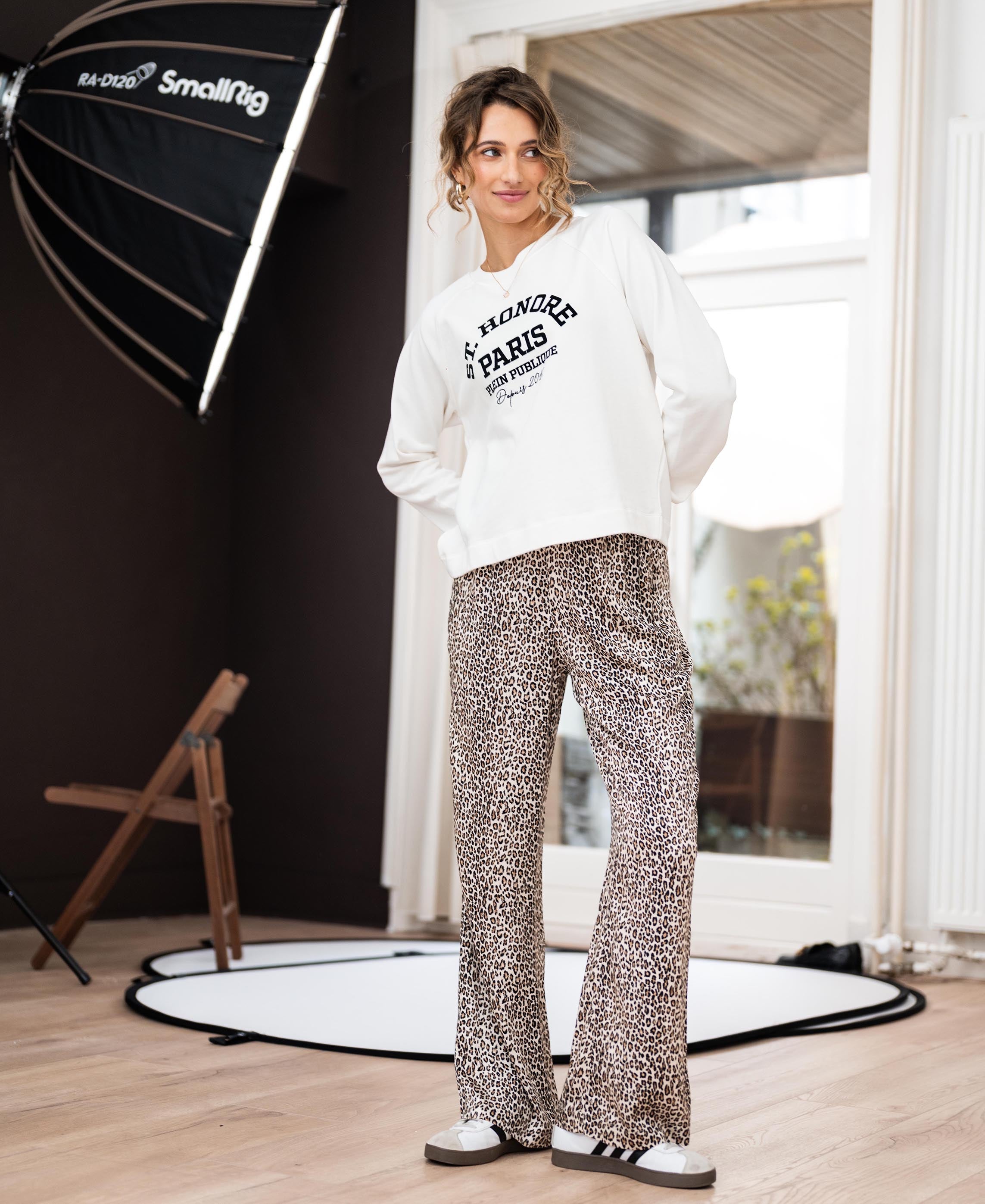 Broek LA MONET Panterprint