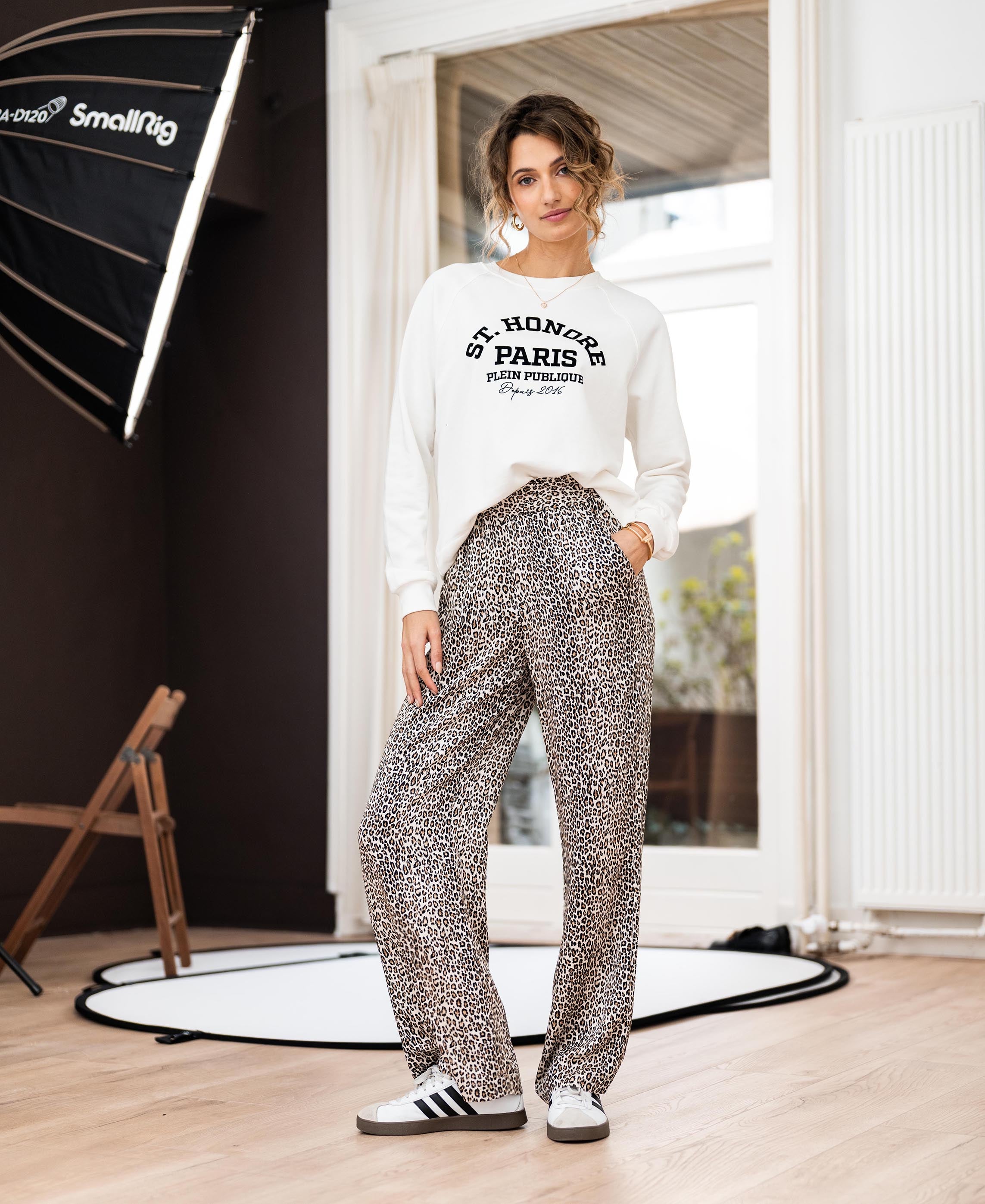 Broek LA MONET Panterprint