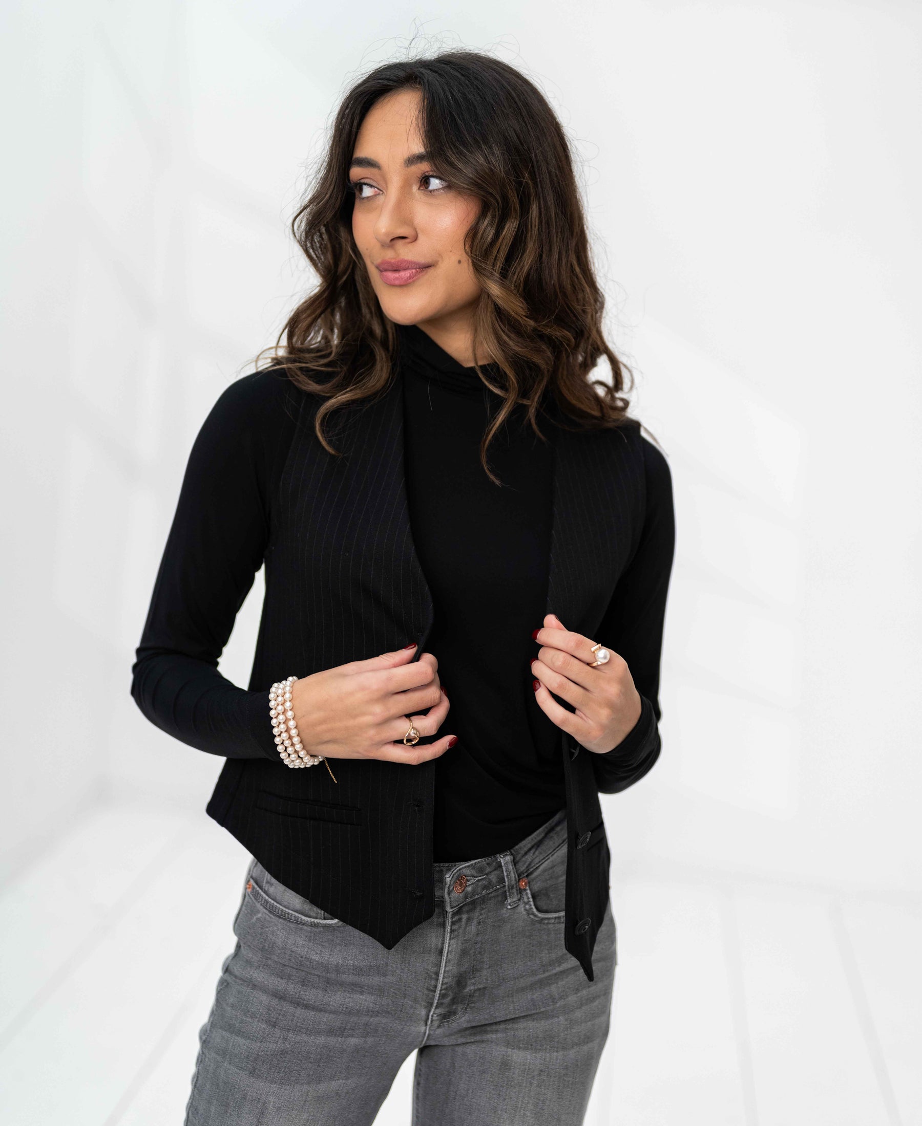 Turtleneck shirt LA VALERY Black