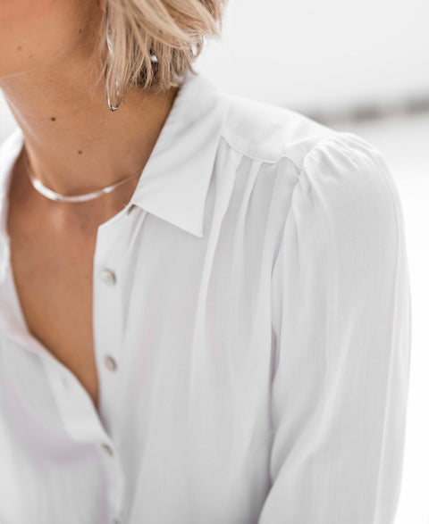 White blouse LA ROSA