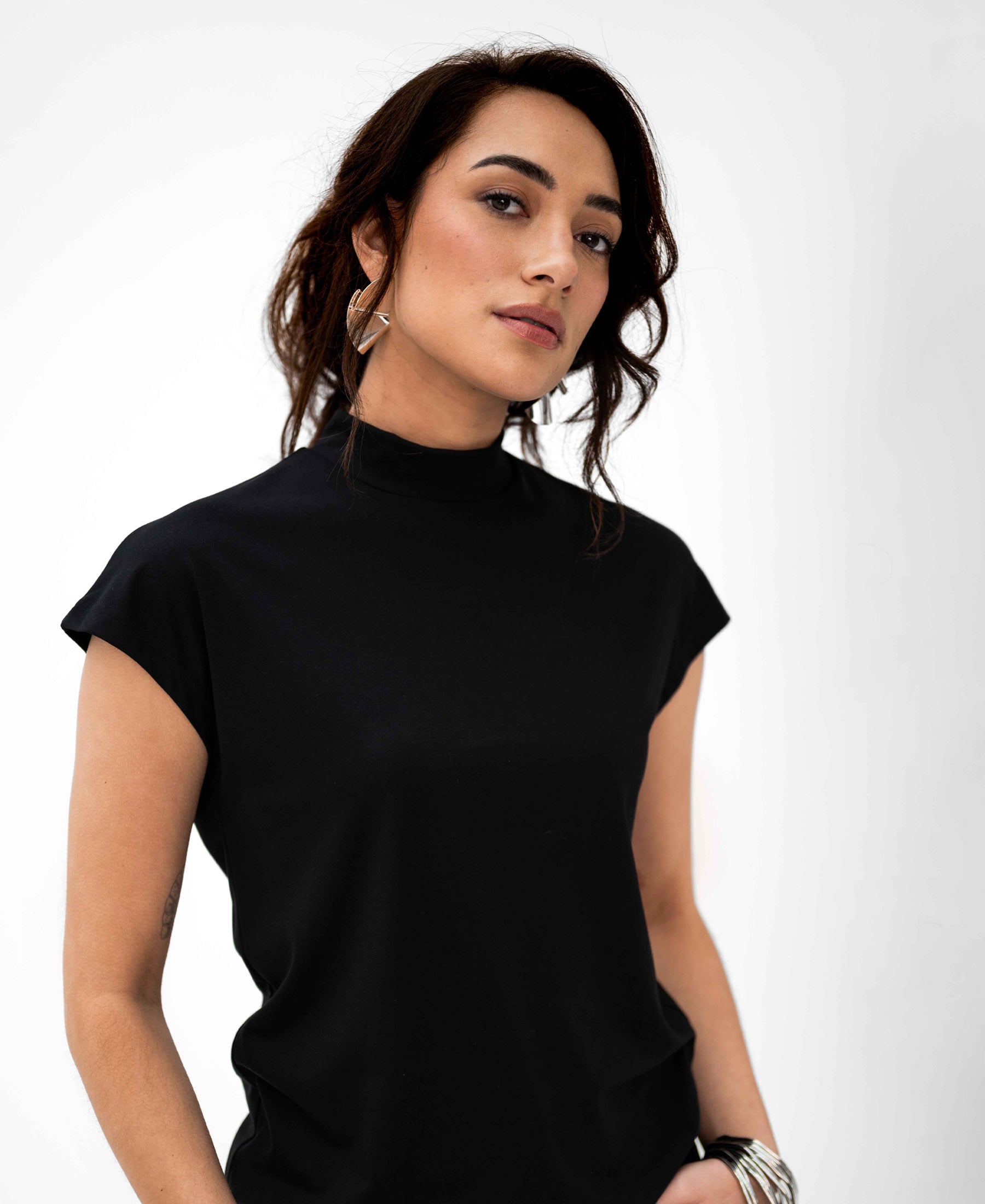 Travel top LA ROMY Zwart