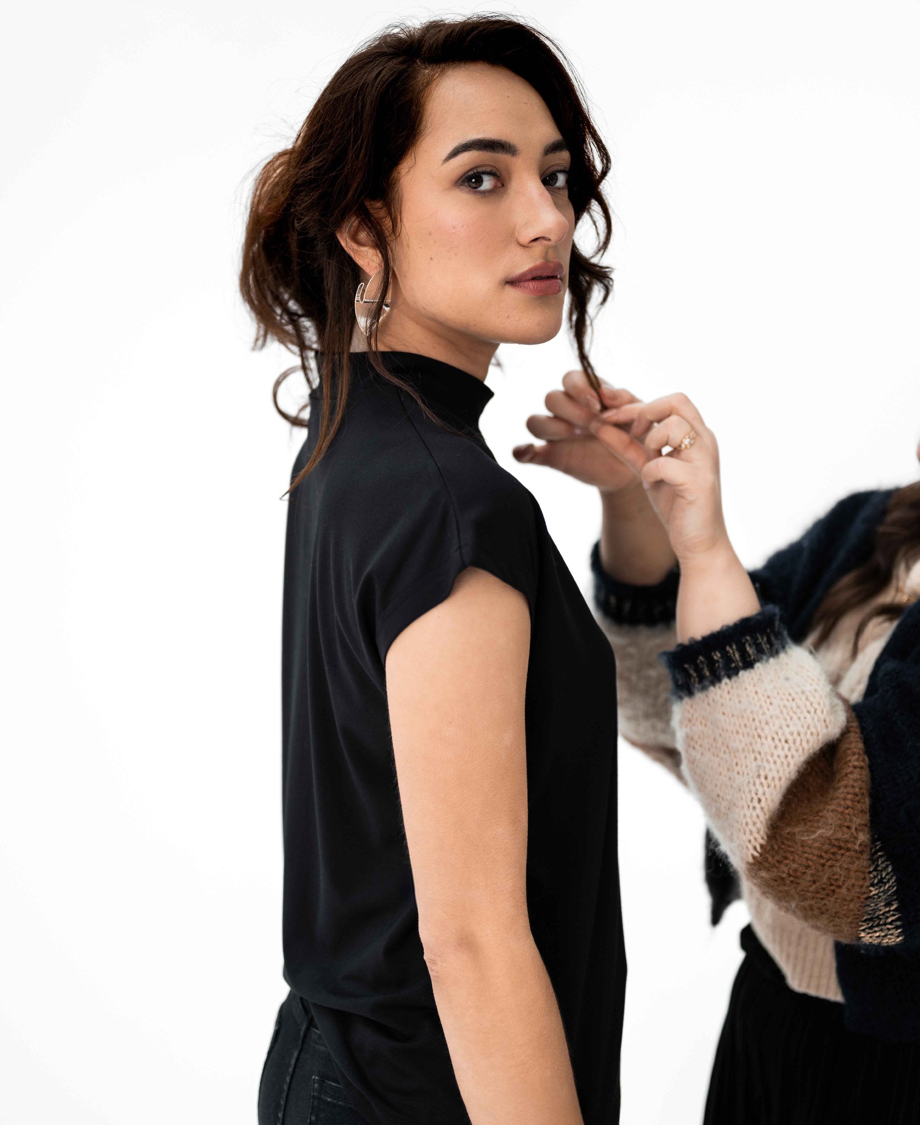 Travel top LA ROMY Zwart