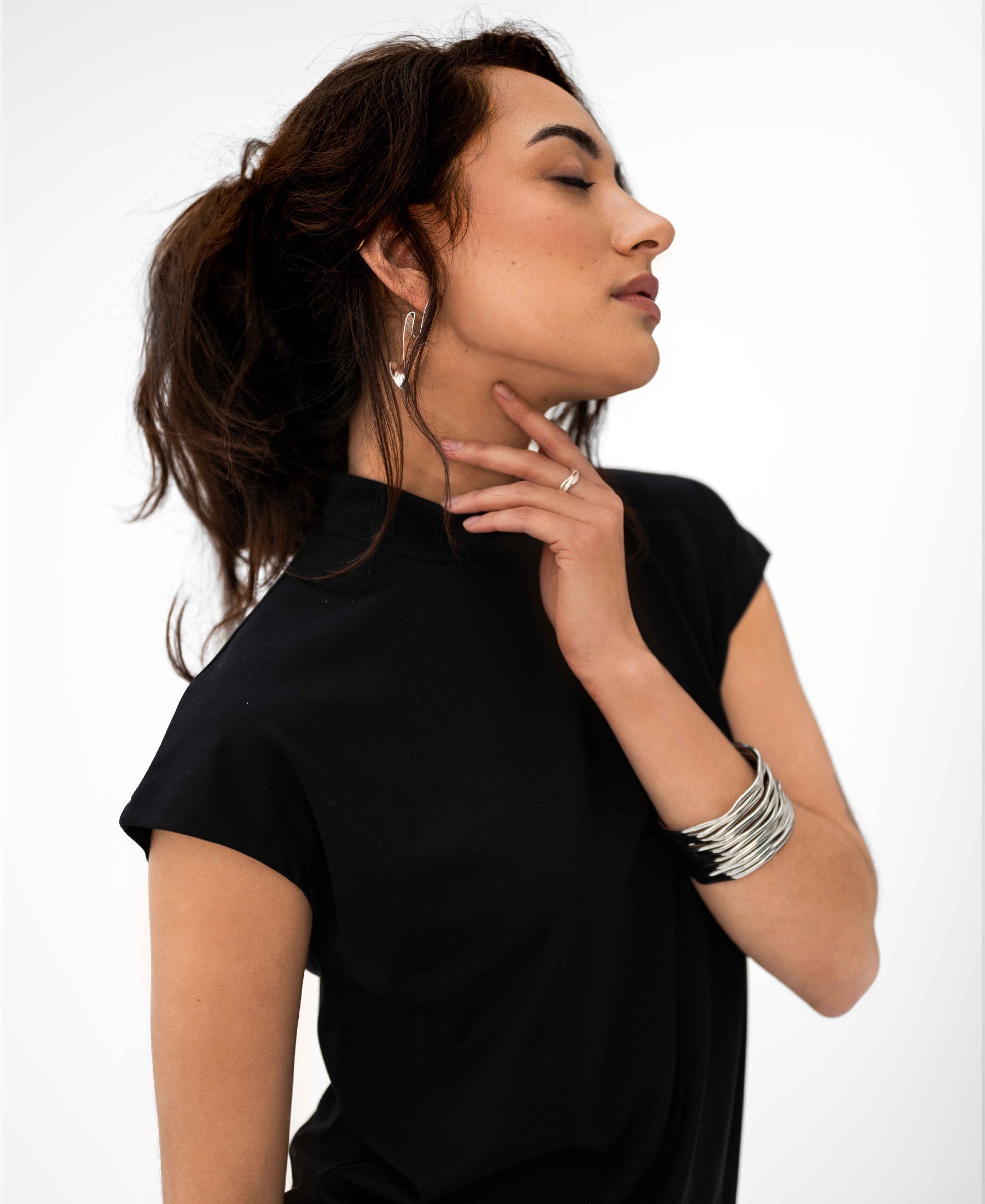 Travel top LA ROMY Zwart