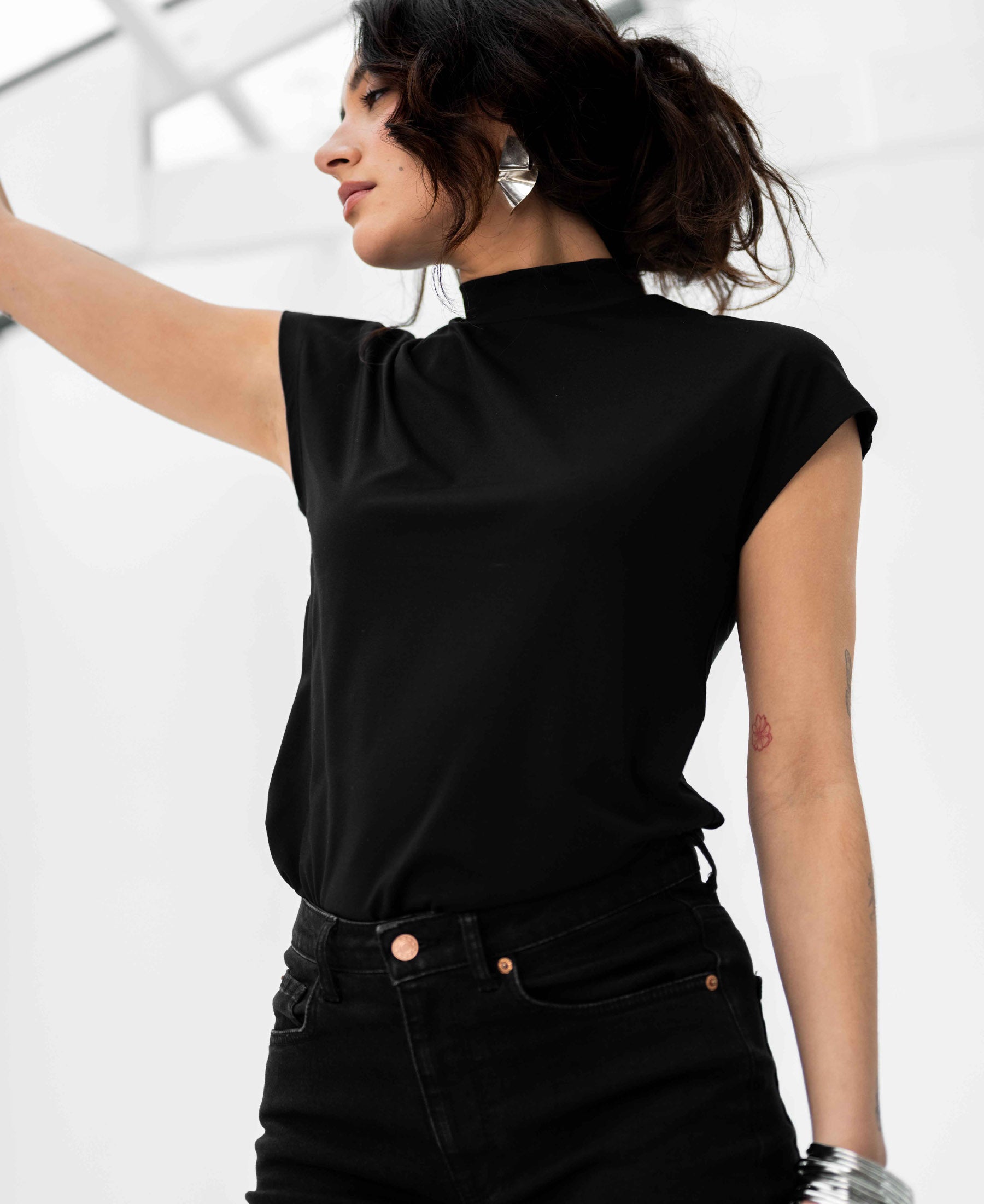 Travel top LA ROMY Zwart