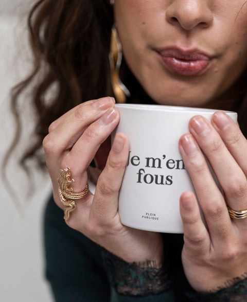 Mug JE M'EN FOUS Ivory