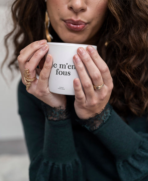 Mug JE M'EN FOUS Ivory