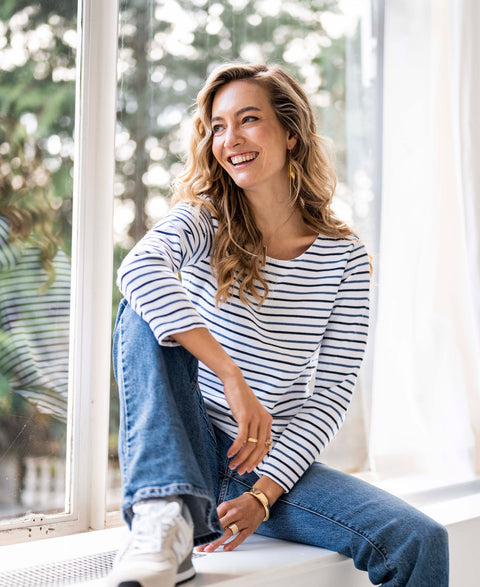 L'AIMEE duo stripe Jeans - denim