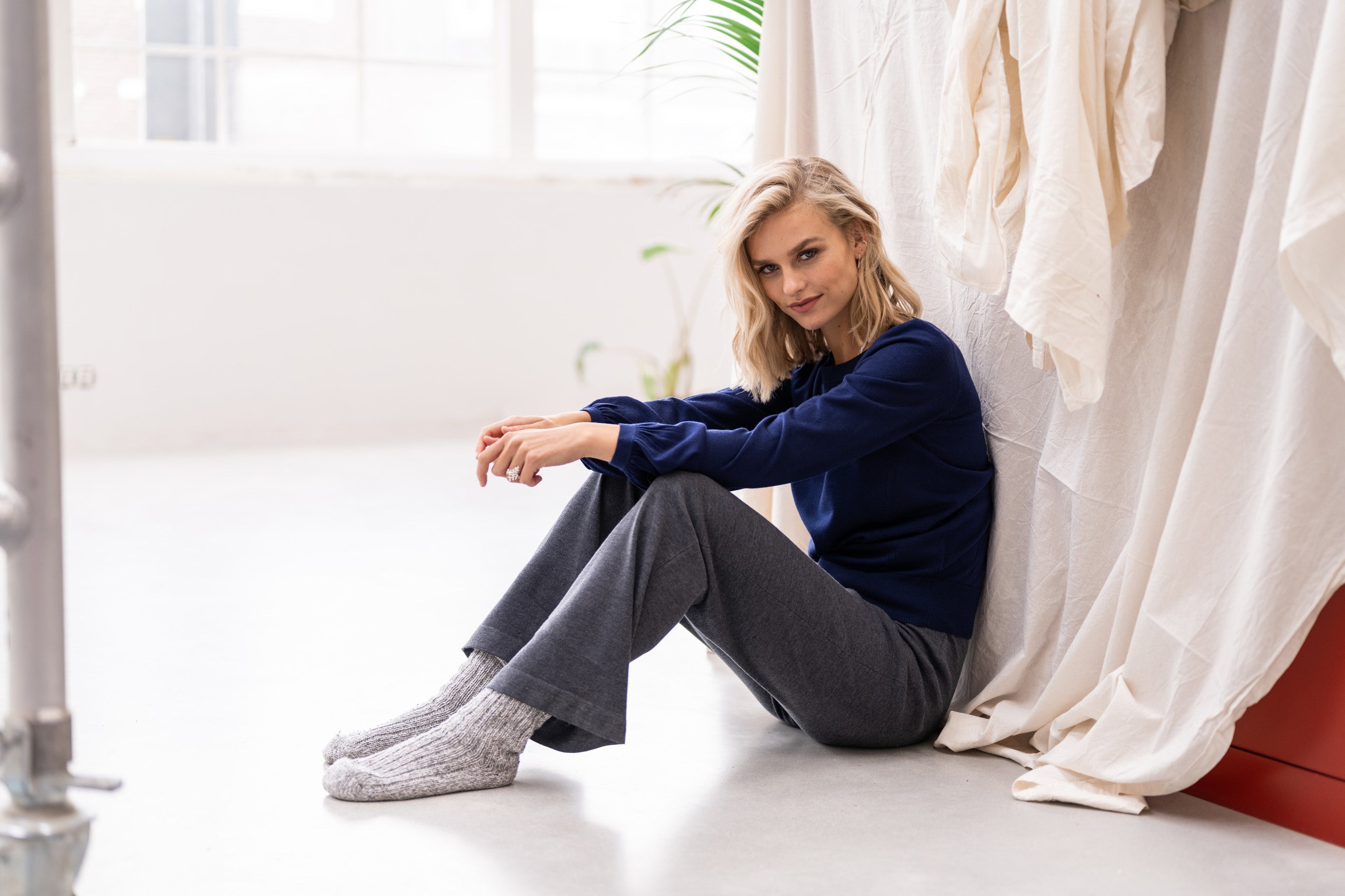 Strickhose LE LOURDES Anthrazit