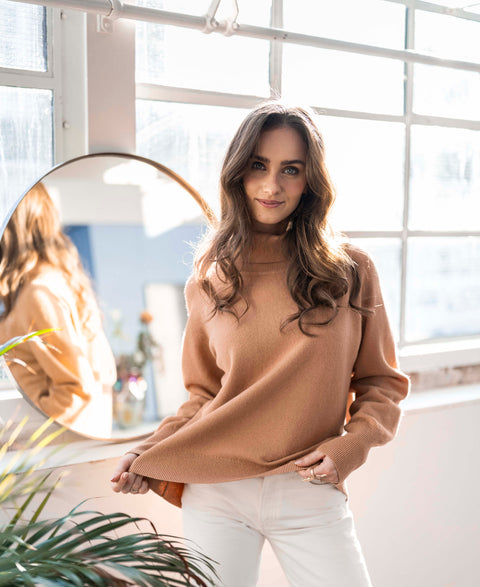 Wollen coltrui LA PUCK Camel