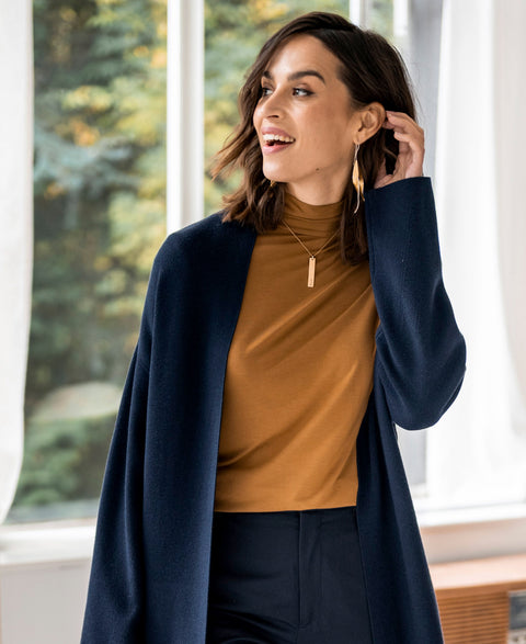 Col shirt LA BAMBI Cognac