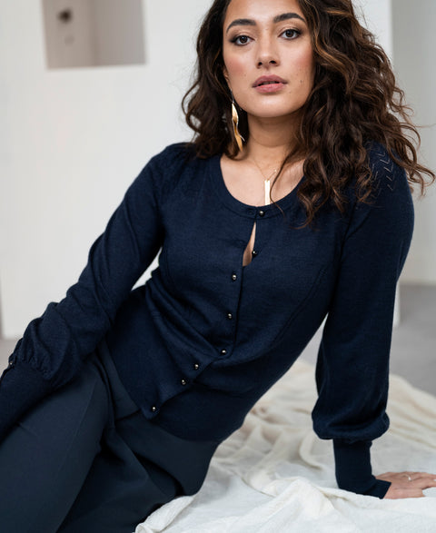 Vestje FRAGANCE Donkerblauw
