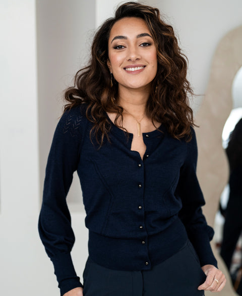 Vestje FRAGANCE Donkerblauw