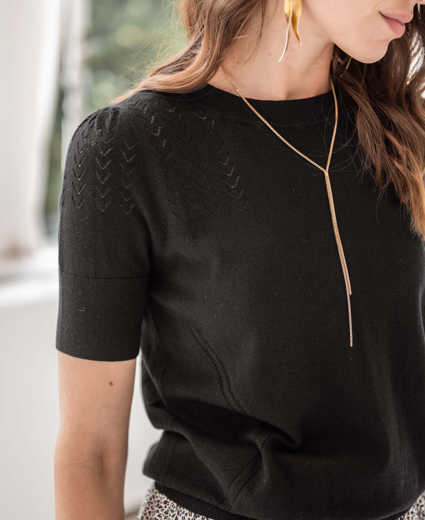 Sweater LA FEMME Black