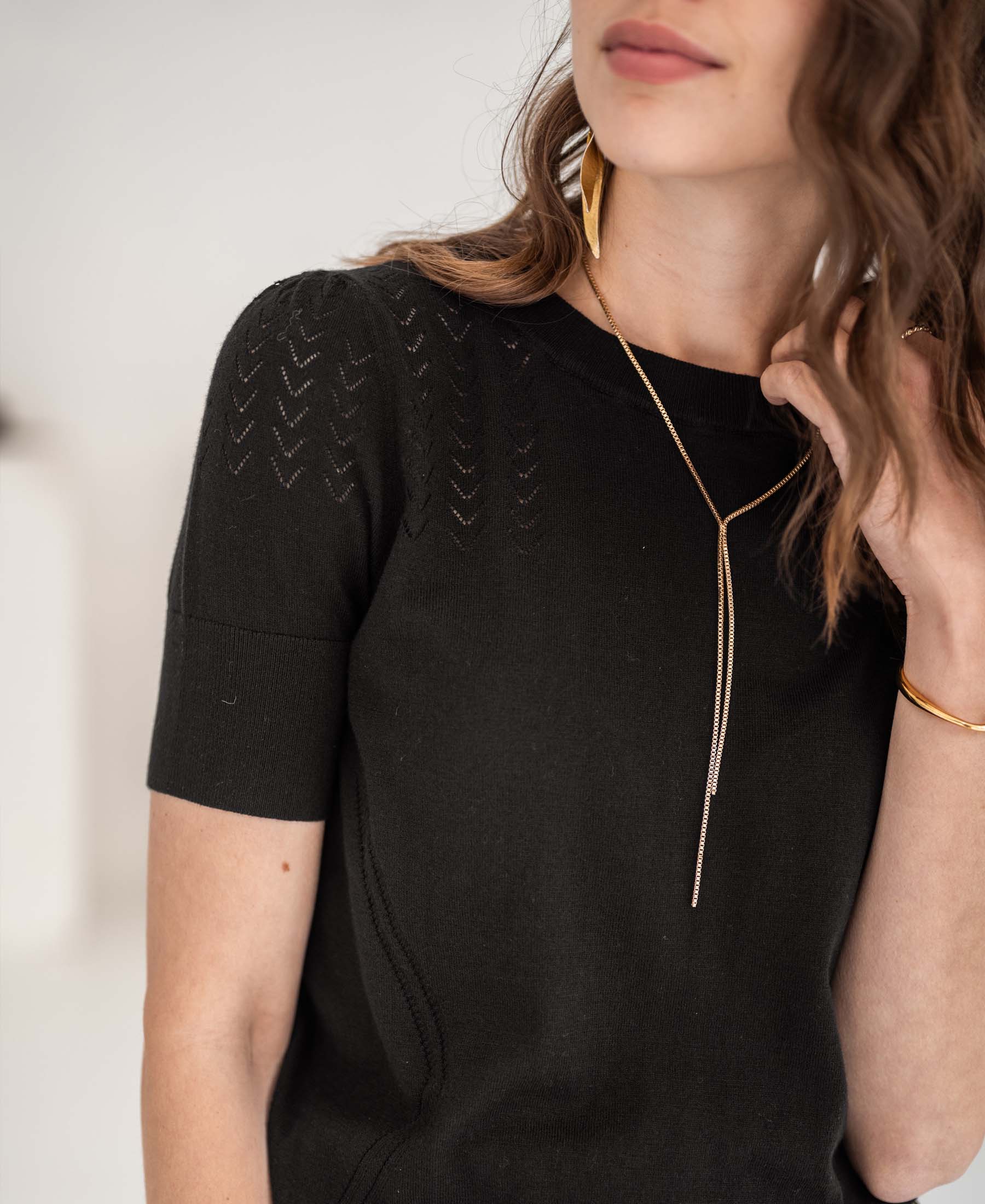 Sweater LA FEMME Black