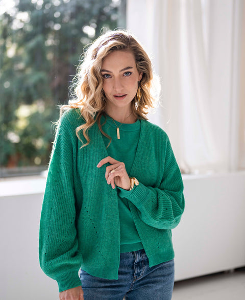 Cardigan LE PRINTEMPS Green