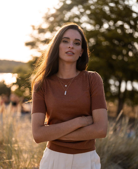 Trui LA FEMME Caramel