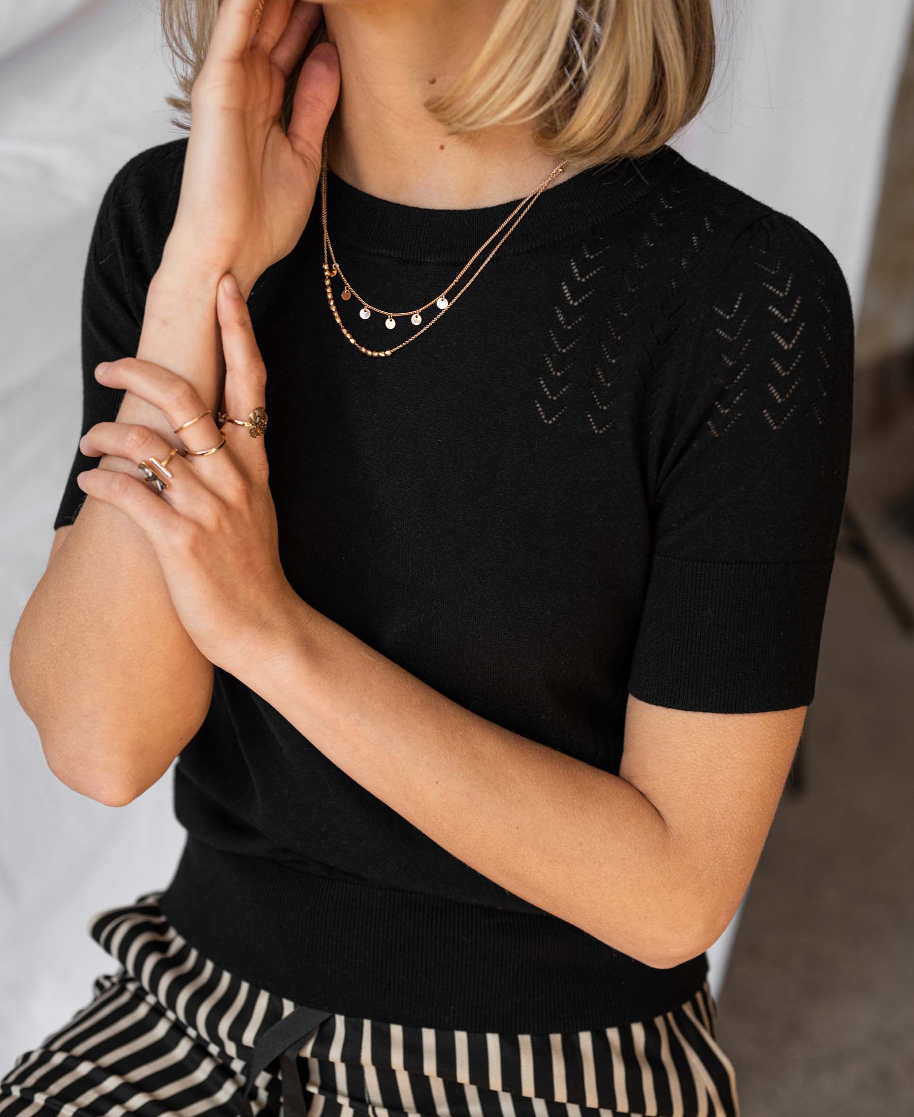 Sweater LA FEMME Black