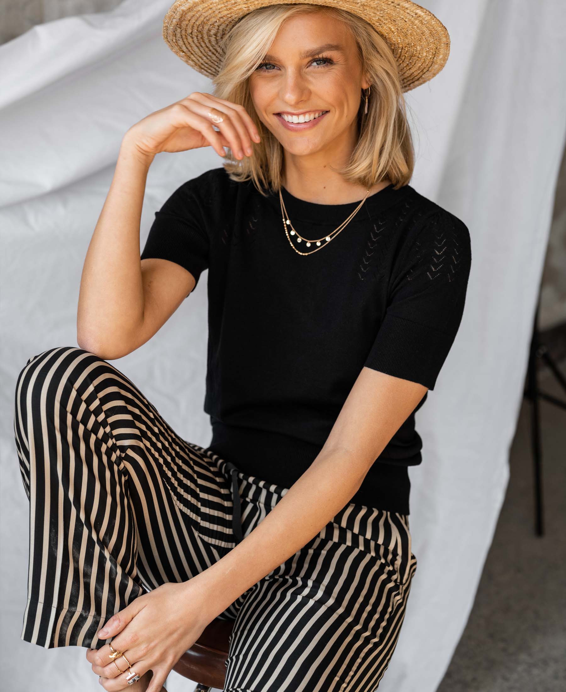 Sweater LA FEMME Black