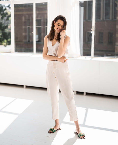 Broek LE LAVANDE Cream