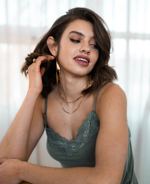 Topje LA LOULOU Zachtgroen