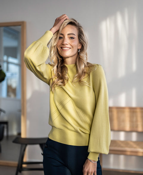Turtleneck sweater LES SALLES Mellow Yellow