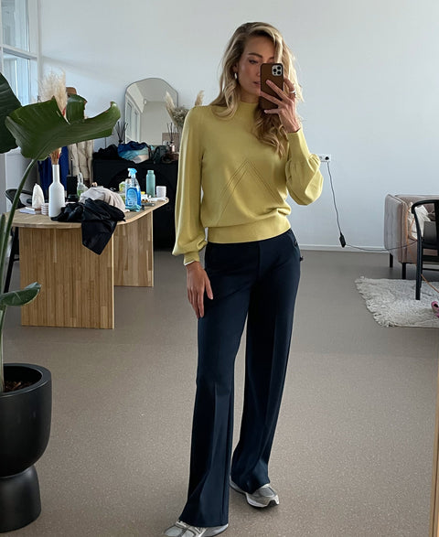 Turtleneck sweater LES SALLES Mellow Yellow