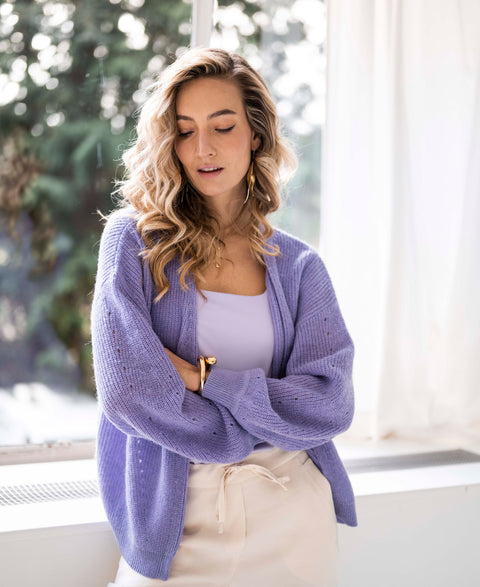 Vest LE PRINTEMPS Lila