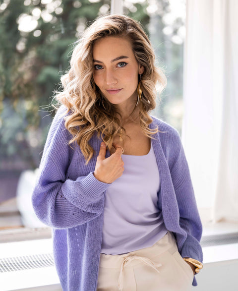 Vest LE PRINTEMPS Lila
