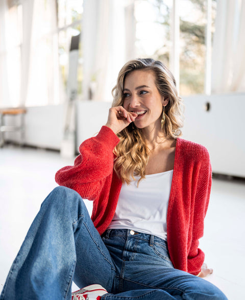 Vest LE PRINTEMPS Rood