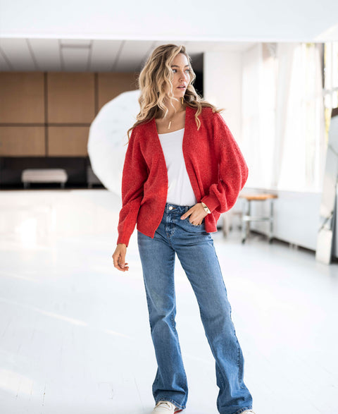 Vest LE PRINTEMPS Rood