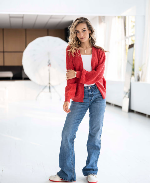 Vest LE PRINTEMPS Rood