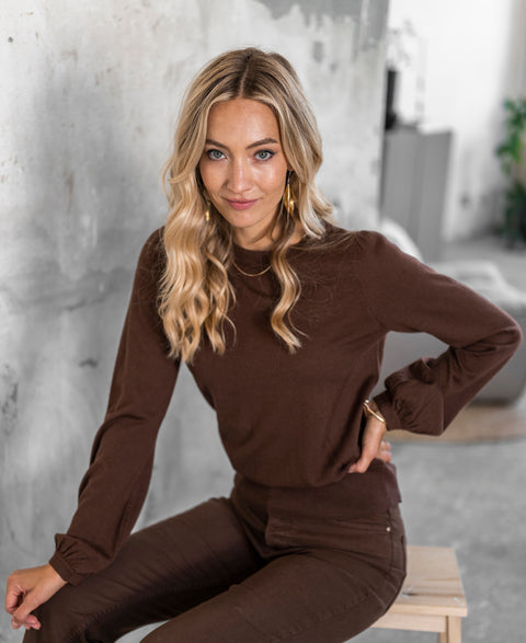 Brown sweater LA COEUR