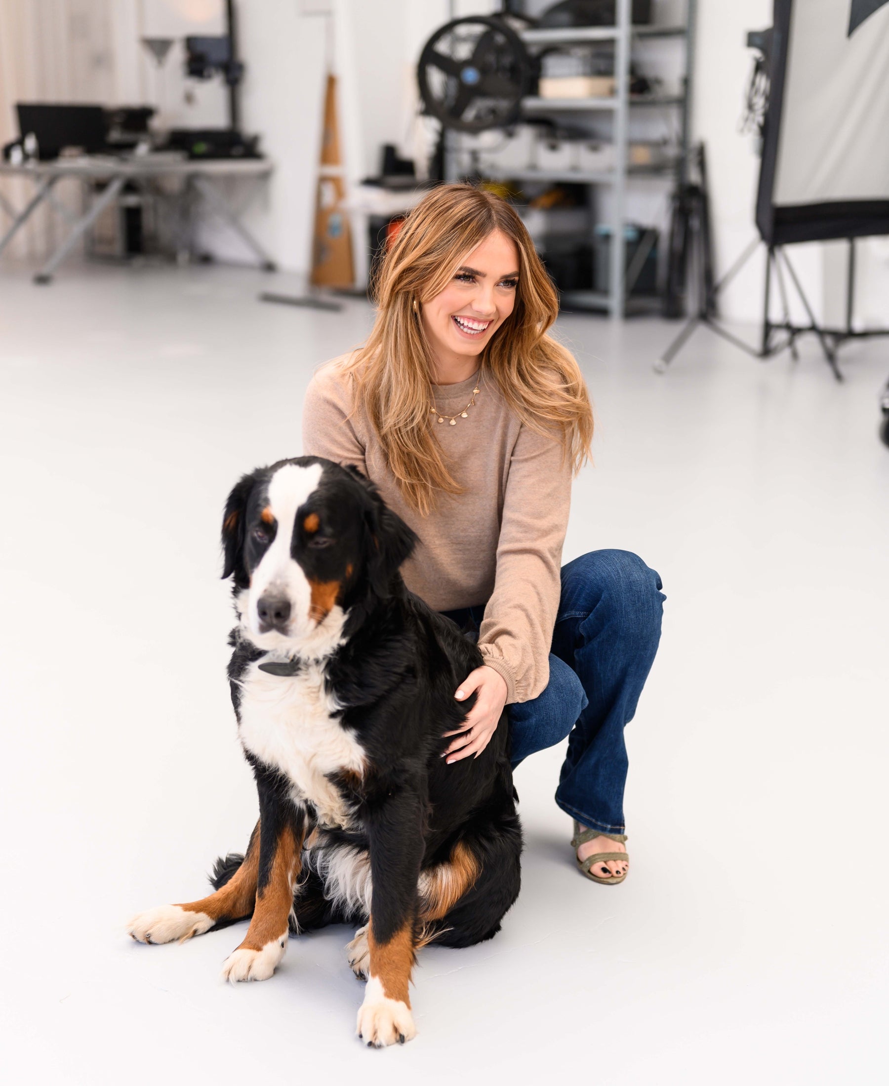 Merino wool sweater LA COEUR Sand