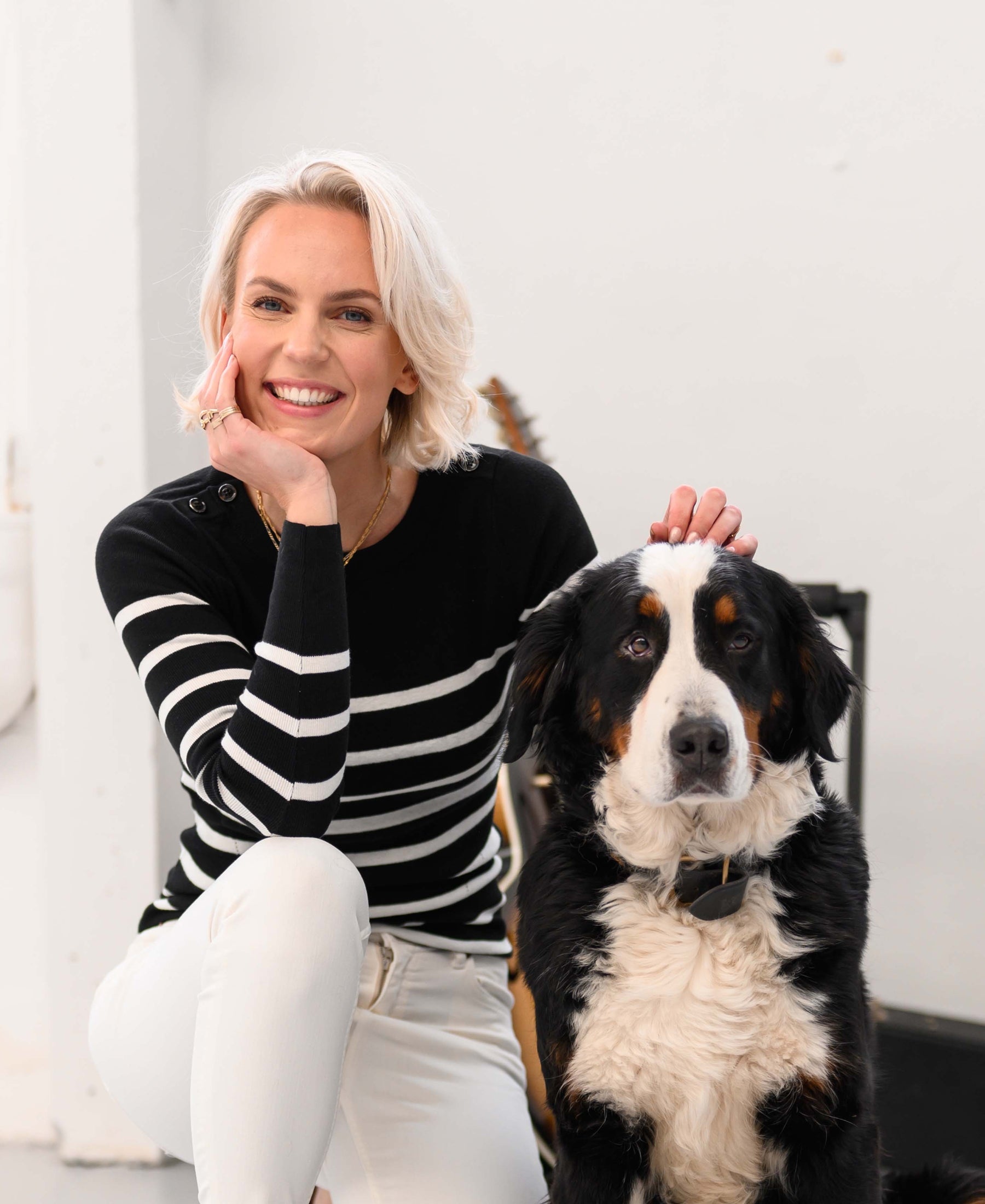 Trui L'ELISA Zwart - Ivoor