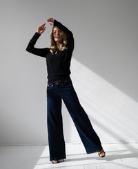 Wide leg jeans LE SPICE Rinsewash