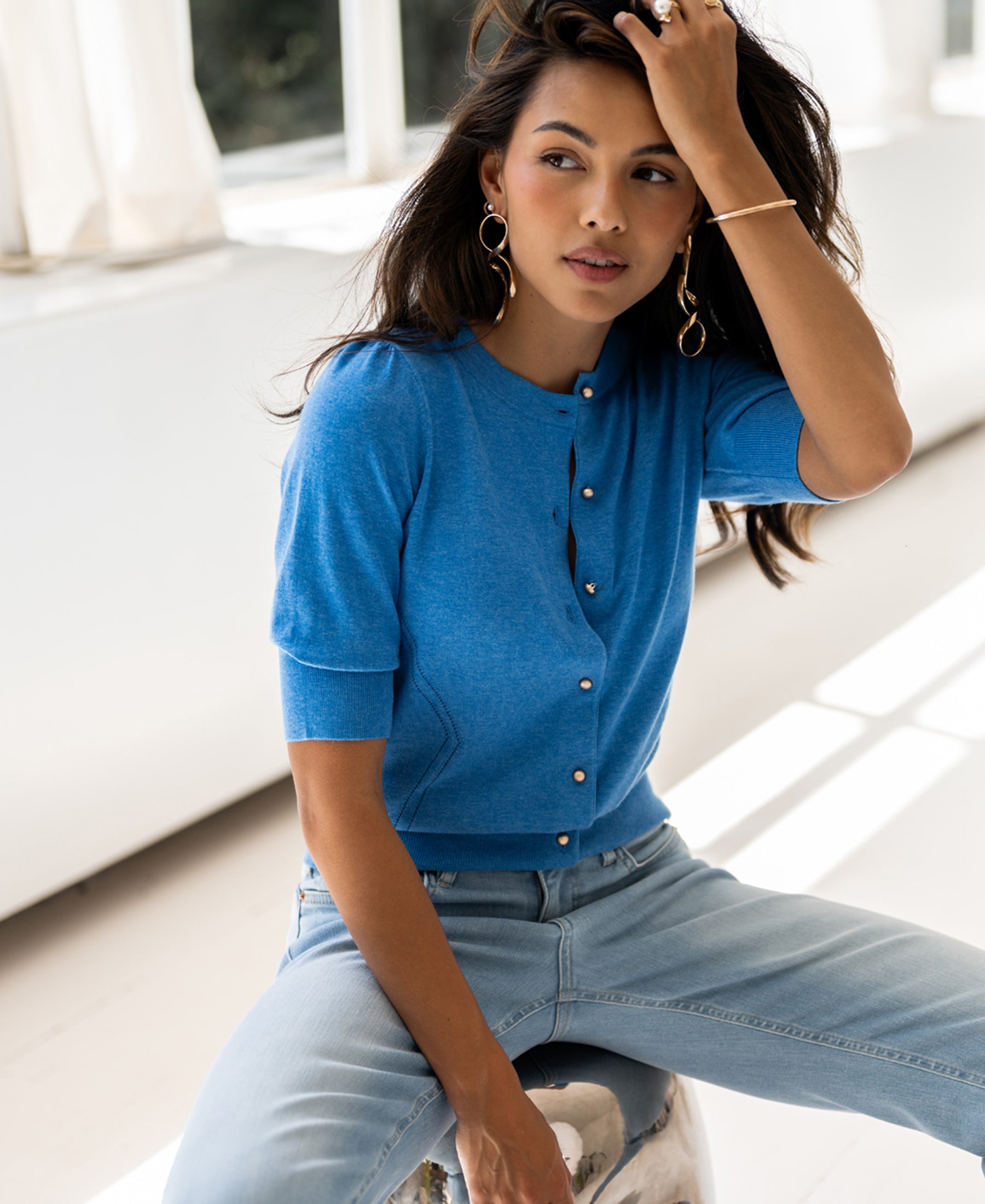 Vestje ADELINE in Blauw