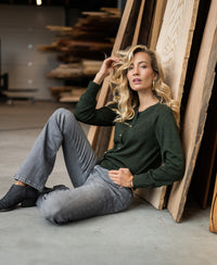 Strickjacke LA BLAKE Bottlegreen