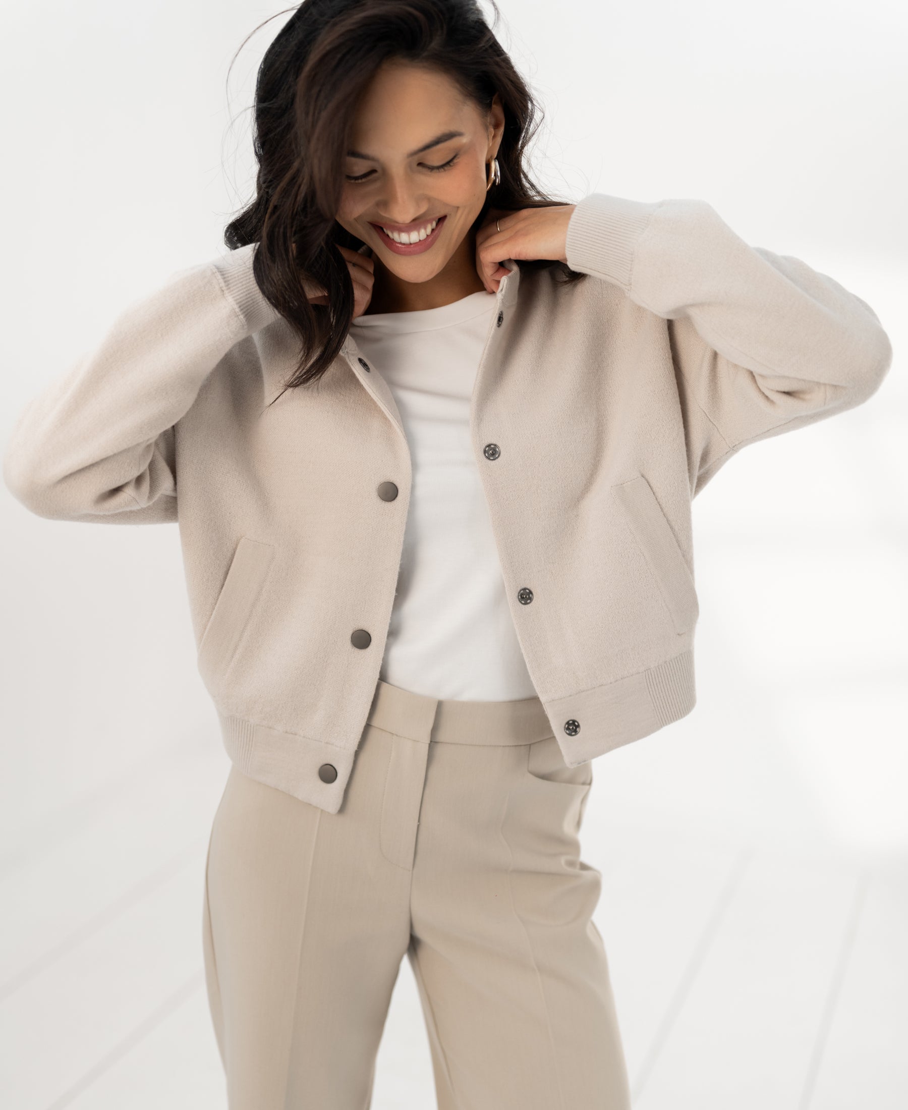 Bomber Jacket LA BOMBA Beige