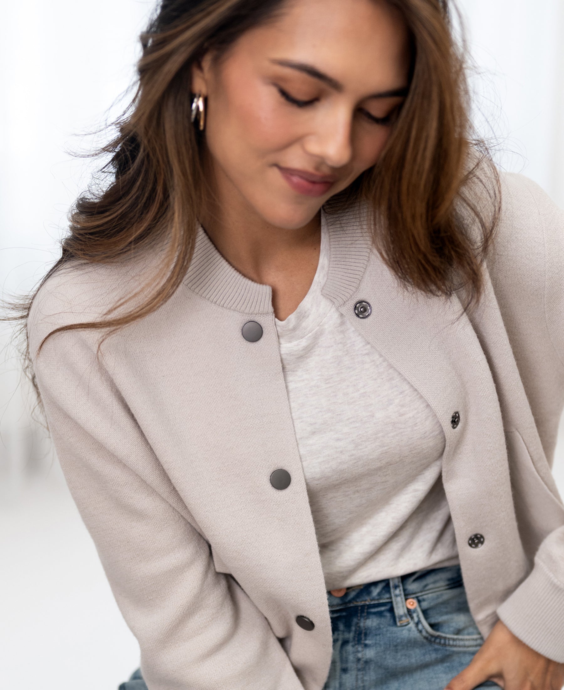 Bomber Jacket LA BOMBA Beige