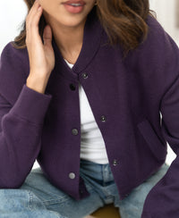 Bomber jacket LA BOMBA Dark cassis