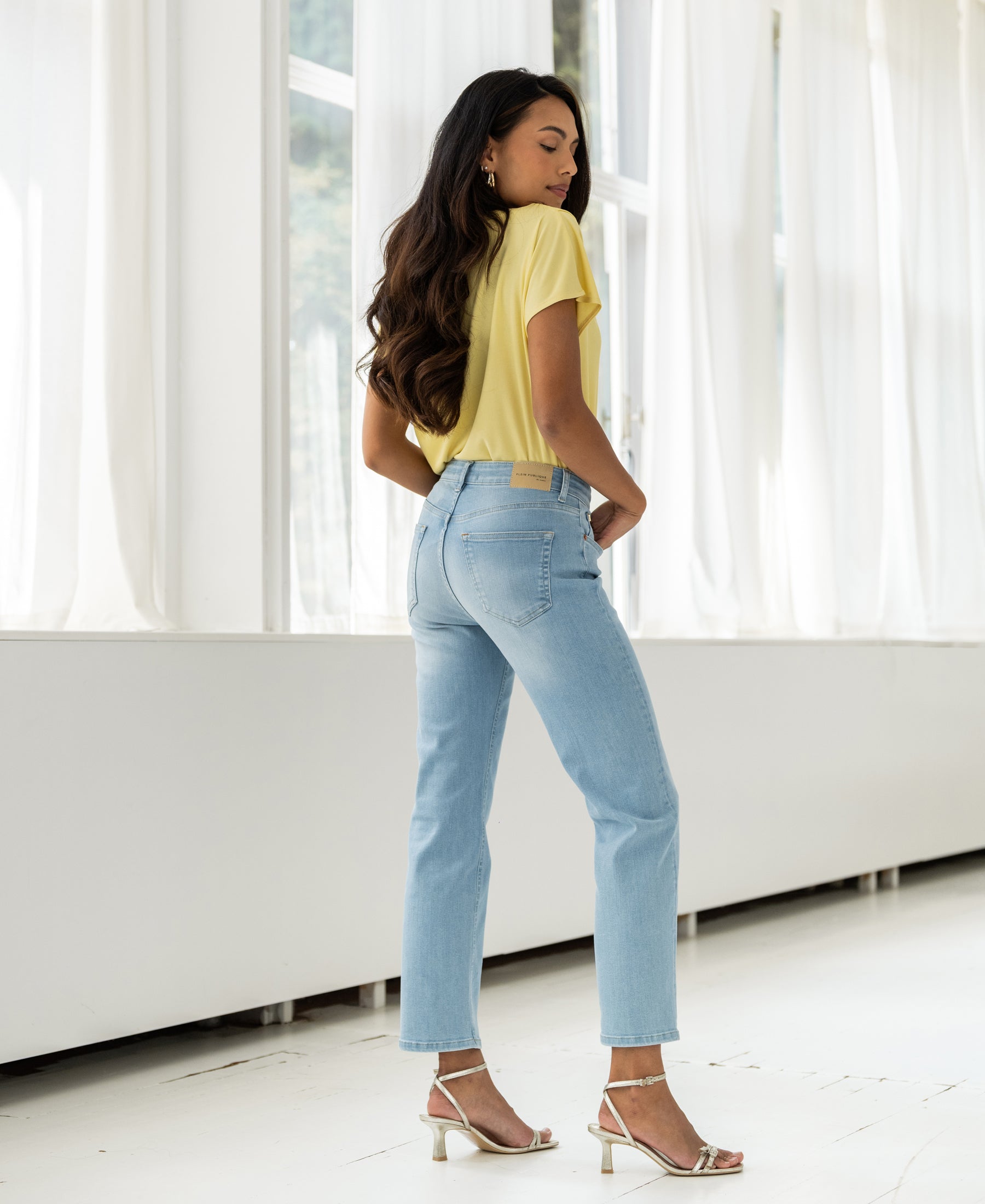 Rib T-shirt LA BONNE Citron presse
